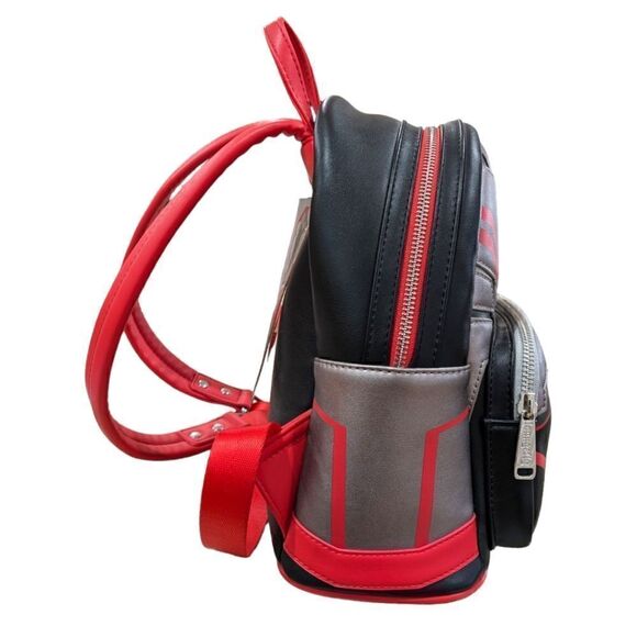 Loungefly X Marvel Falcon Cosplay Mini Backpack with Wings - Picture 3 of 8